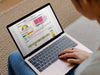Darm microbioom test uitslag op laptop