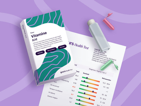 Inhoud van een vitamine test voor tieners