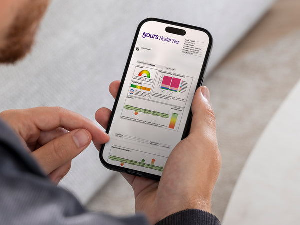 Darm microbioom test uitslag op mobiel