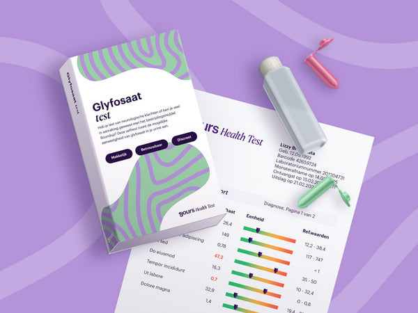 De inhoud van een glyfosaat test